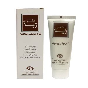 کرم مرطوب کننده مولتی ویتامین دکتر ژیلا مناسب پوست های نرمال تا خشک ۵۰ گرم