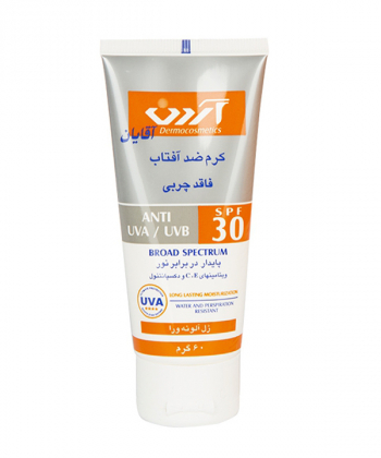 کرم ضد آفتاب مردانه آردن SPF30 فاقد چربی ۶۰ گرم